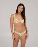Salty Crew Womens North Shore Midi Bikini Bottom - Off White