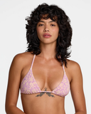 RVCA Women's Roma Triangle Bikini Top - Orchid