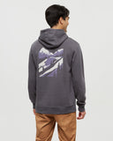 Tentree Mens Slack Country Hoodie - Graphite Vintage White