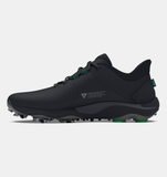 Under Armour Mens Drive Pro Golf Shoes - Black / Metallic Gun Metal - 002