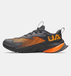 Under Armour Boys' PS UA Scramjet 7 Running Shoes - Anthracite / Castlerock / Blaze Orange - 016