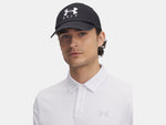 Under Armour Men's UA Drive96 Adjustable Cap - Black/White - 001