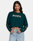 RVCA Womens Cloud Long Sleeve Tee