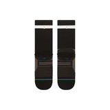 Stance Take Yur Time Mid Wool Crew Socks - Washed Black