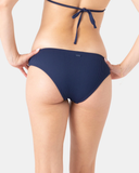 Roxy Womens Rib Love Hipster Moderate Bikini Bottom - Mood Indigo