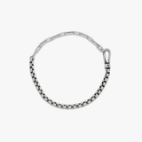 Pura Vida Men's Carabiner Clasp Chain Bracelet | Silver