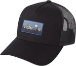 Tentree Mountain Patch Altitude Hat - Meteorite Black/Dark Ocean Blue
