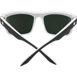 Spy Discord Sunglasses - Whitewall - Happy Gray Green Polar with Red Spectra Mirror