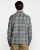 RVCA Mens VAcancy Flannel Long Sleeve Shirt - Lead