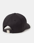 Tentree Urban Abstract Peak Hat - Meteorite Black Gulf Stream