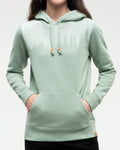 Tentree Womens Juniper Hoodie - Oasis Heather / White