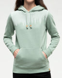 Tentree Womens Juniper Hoodie - Oasis Heather / White