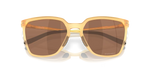 Oakley Sielo SQ Sunglasses - Matte Transparent Light Curry W/ Prizm Tungsten