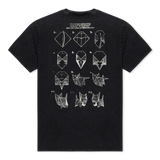 Ripndip Origami Tee - Black Vintage Wash