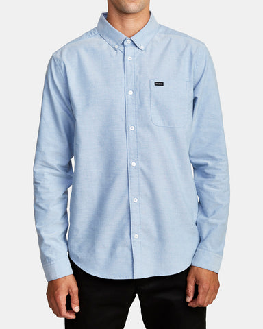 RVCA Mens Thatll Do Stretch Long Sleeve Shirt