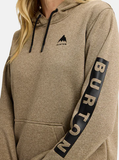Burton Women's Oak Pullover Hoodie - Summit Taupe Heather