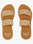 Roxy Womens Porto Slide Sandals - Natural