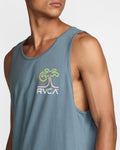 RVCA Mens Happy Hour Tank - Vintage Navy