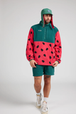 Airblaster Fleece Half Zip - Watermelon