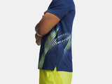 Under Armour Men's UA Velociti Flash Logo Tee -BLACKOUT NAVY/Reflective - 997
