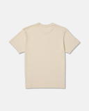 RVCA Mens Midweight Label Short Sleeve Tee - Ceramic