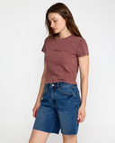 RVCA Womens Forever Tee - Terra Brown