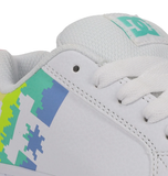 DC Kids Court Graffik Shoe - White/Pink