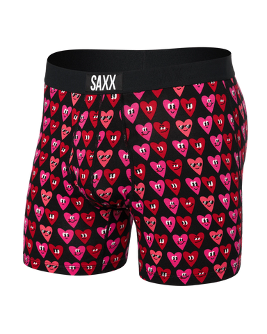 Saxx Ultra Super Soft Underwear - Let's Get It On-Black