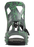 Burton Men's Step On® Re:Flex Snowboard Bindings - Gray / Green Voltage