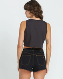 Volcom Womens 1991 Stoned Shorts - Black Out