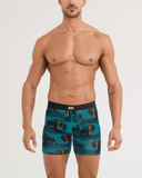 Saxx Vibe Xtra Soft Comfort Underwear - Bison Bling - Seascape