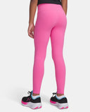 Under Armour Girls' UA Motion Leggings - Pink Frenzy / Posh Pink - 637