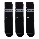 Stance Basic Crew Socks 3 Pack - Black