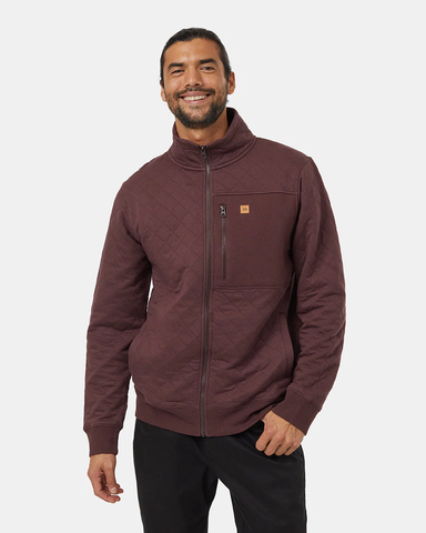 Tentree Mens Quilted Full Zip