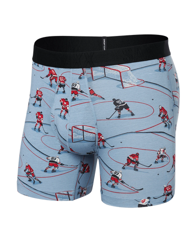 Saxx Droptemp™ Cooling Cotton Underwear - Hockey Heroes-Dusty Blue