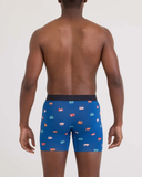 Saxx Vibe Xtra Soft Comfort Underwear - Crab Boil - Navy Dawn