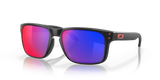 Oakley Holbrook™ Sunglasses - Matte Black W/ Red Iridium