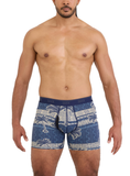 Saxx Quest Quick-Dry Mesh Underwear - Palm Geo - Stone