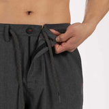 Saxx Mens Land To Sand 2N1 Hybrid 9" Short - Black Shade Heather