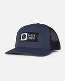 Salty Crew Mens Pinnacle 2 Retro Trucker Hat - Dark Lava