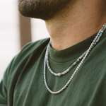 Pura Vida Men's Rolo Chain Necklace | Silver