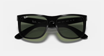 Ray-Ban Justin Sunglasses - Black W/ Dark Green