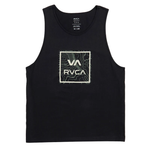RVCA Mens Topo Two Tank - Black