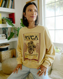 RVCA Womens Court Crewneck Sweatshirt