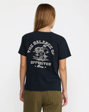RVCA Women's Roughstock Relaxed  Tee - Black