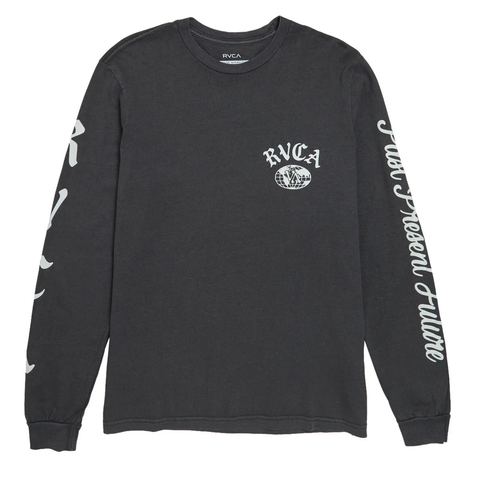 RVCA Mens Worldwide Long Sleeve - Black