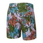 Saxx Mens Betawave 7" Swim Shorts -  Sub Tropic - Multi