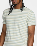 RVCA Mens Sports Vent Stripe Shirt - Antique White