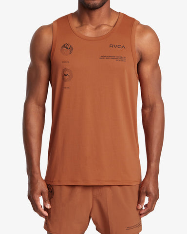 RVCA Mens Runner Tank Top