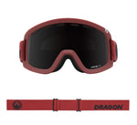 Dragon D1 OTG Snow Goggle With Lumalens Midnight Lens - Cordovan
